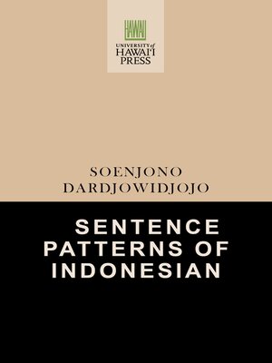 Sentence Patterns of Indonesian - ebook